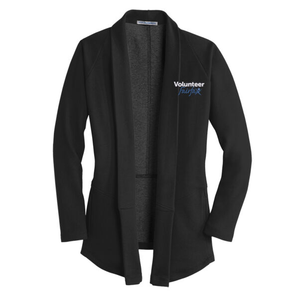 Volunteer Fairfax Embroidered - Ladies Interlock Cardigan Thumbnail