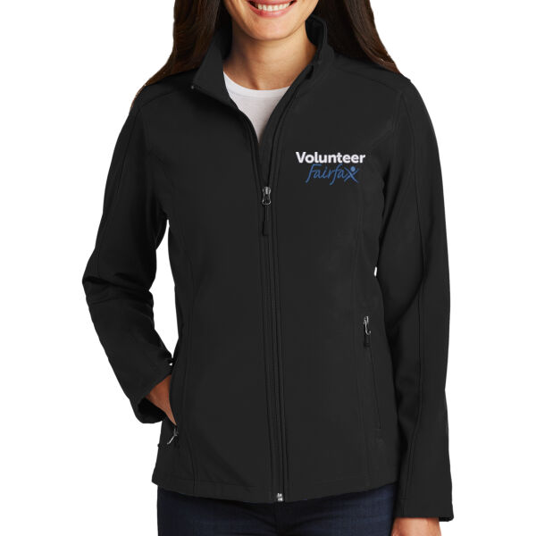 Volunteer Fairfax Embroidered - Ladies Core Soft Shell Jacket Thumbnail