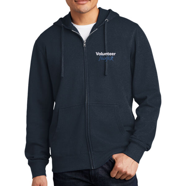 Volunteer Fairfax Embroidered - Fleece Full Zip Hoodie Thumbnail