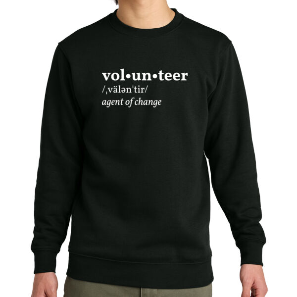 Volunteer Fairfax Printed - Fleece Crew Sweatshirt Thumbnail