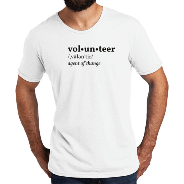 Volunteer Fairfax Printed - Unisex Tri Blend Tee Thumbnail