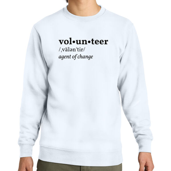 Volunteer Fairfax Printed - Fleece Crew Sweatshirt Thumbnail