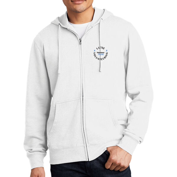 Volunteer Fairfax Printed - Fleece Full Zip Hoodie Thumbnail